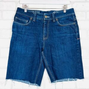 Toad&Co The Drover Denim Shorts Mens 32 Blue Frayed Hem Casual‎